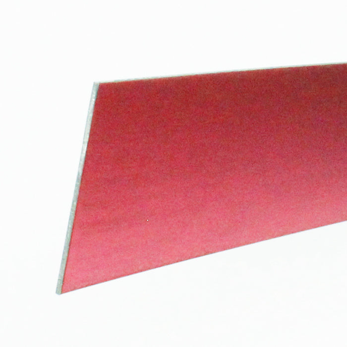 RED Anodized Aluminum Bracelet Strip / 7 x 1 Inch / 20 Gauge