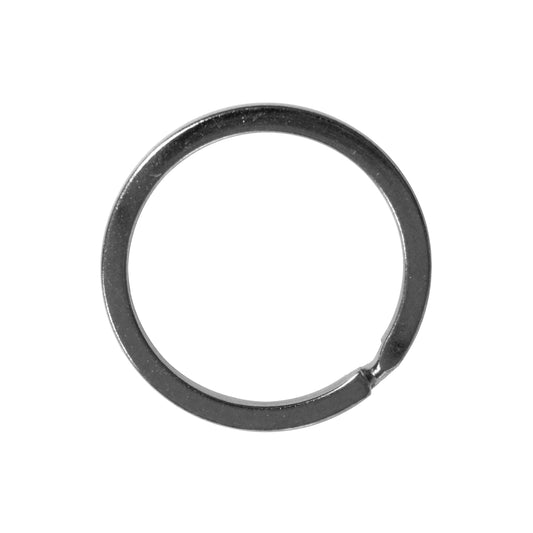 30mm Gunmetal Split Ring / sold individually / for key rings or secure charms or tags