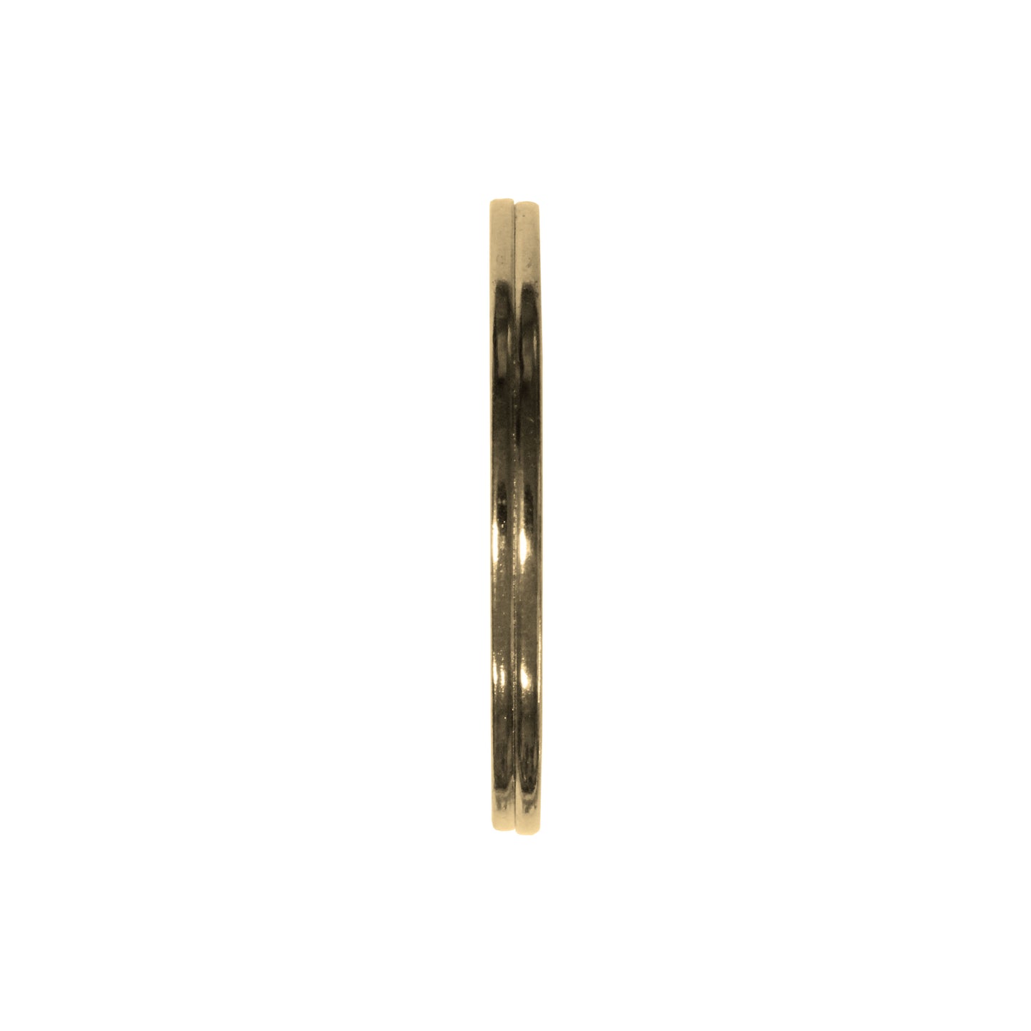 30mm Bright Gold Split Ring / sold individually / for key rings or secure charms or tags