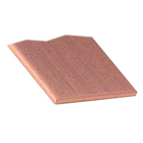 24 Gauge Pure Copper Sheet / 12 x 6 Inch / half hard temper