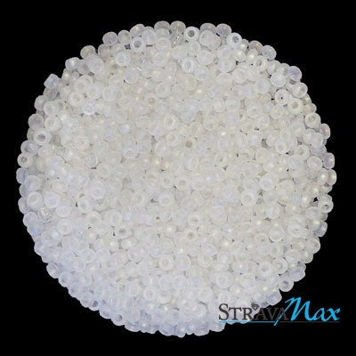 10/0 CRYSTAL MATTE Seed Beads / sold in 1 ounce packs / Preciosa Czech Glass
