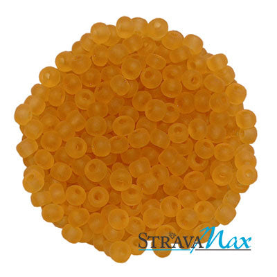 6/0 MEDIUM TOPAZ MATTE Seed Beads / Preciosa Czech Glass