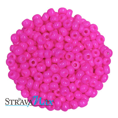 6/0 FUCHSIA PINK Seed Beads / sold in 1 ounce packs / Preciosa Czech Glass