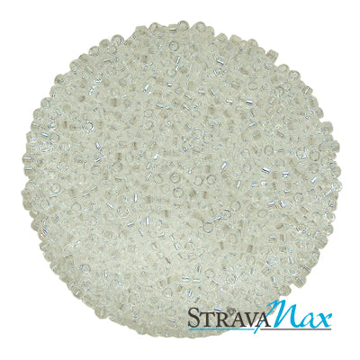 DB-0050 Crystal Luster 11/0 Miyuki Delica Seed Beads (10 gram bag)