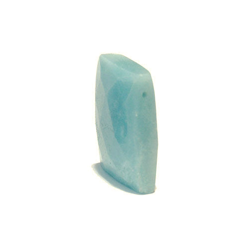 Amazonite Trapezia Pendant / 24 x 32mm faceted / natural stone faceted necklace pendant