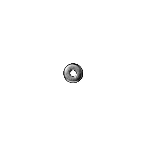 TierraCast 5mm Disk Heishi Spacer Bead / pewter with a black finish / 93-0441-13