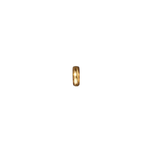 TierraCast 5mm Disk Heishi Spacer Bead / pewter with a bright gold finish / 93-0441-25