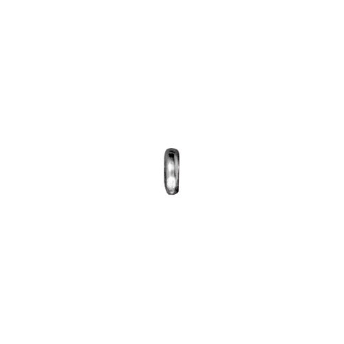 TierraCast 5mm Disk Heishi Spacer Bead / pewter with a white bronze finish / 93-0441-70