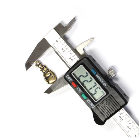 TierraCast Frosty Snowman Charm / pewter with an brass oxide finish / measured with calipers