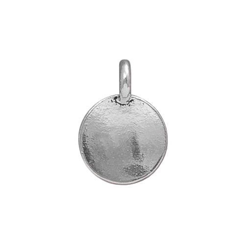 TierraCast Tree Charm / pewter with antique silver finish / reverse view