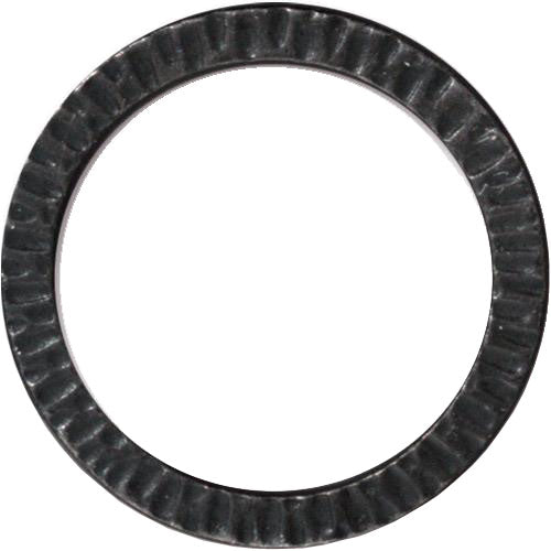 TierraCast 32mm Radiant Ring Link / pewter with a black finish