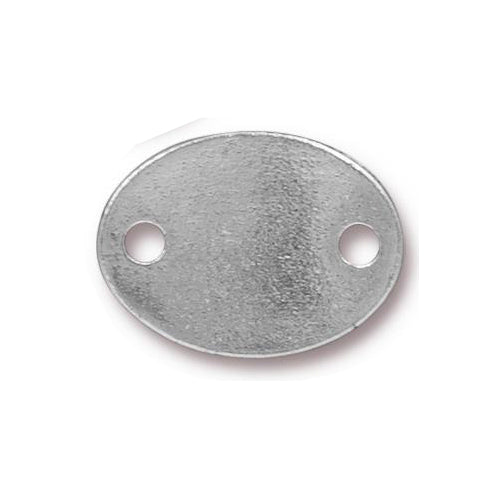TierraCast Om Link / pewter with antique silver finish / reverse view