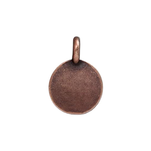 TierraCast Yin Yang Charm / pewter with antique copper finish / 94-2405-18