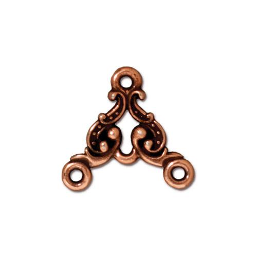 TierraCast Empire Link / pewter with antique copper finish / 94-3034-18