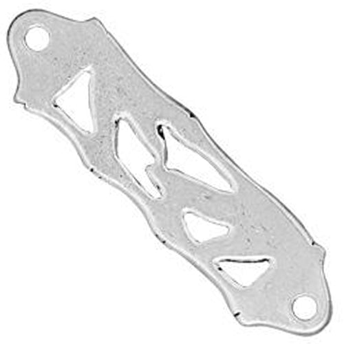 TierraCast Bamboo Centerpiece Link / pewter with antique silver finish