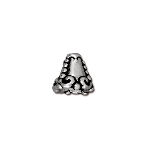 TierraCast Heirloom Cone / pewter with antique silver finish / 94-5619-12
