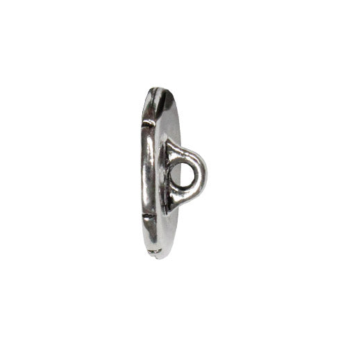 TierraCast Bamboo Button / pewter with antique silver finish