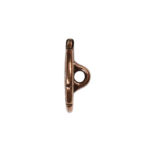TierraCast Bamboo Button / pewter with antique copper finish / 94-6569-18