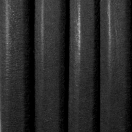BLACK Regaliz 10 x 6mm Leather Cord / sold by the foot / jewelry leather for bracelets