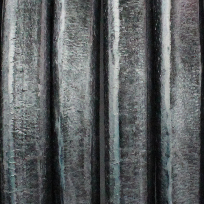 METALLIC SILVER BLACK Regaliz 10 x 6mm Leather Cord / sold by the foot / jewelry leather for bracelets