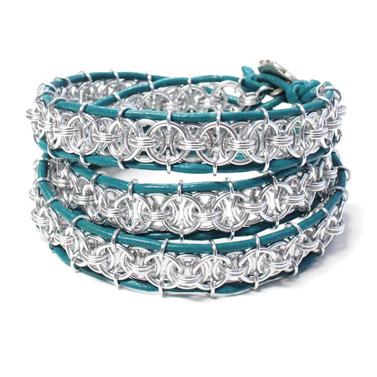 Triple Wrap-sody Bracelet | Handmade Triple Wrap Chainmail Jewelry