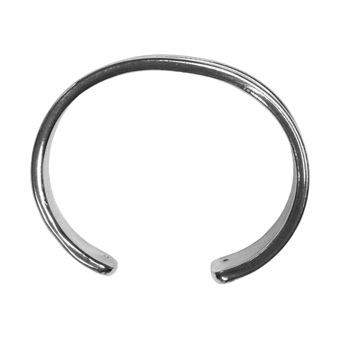10mm Glue-In Channel Cuff Bracelet / plated brass with a gunmetal finish / CUFF10-GM