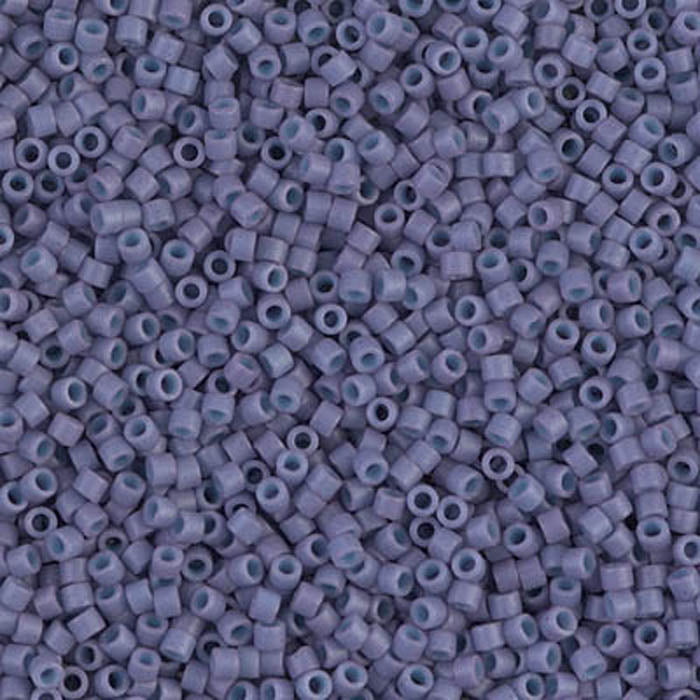 DB-0799 Lavender Dyed Matte 11/0 Miyuki Delica Seed Beads (10 gram bag)