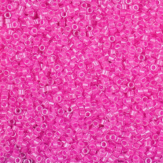 DB-2037 Luminous Hot Magenta CL 11/0 Miyuki Delica Seed Beads (10 gram bag)