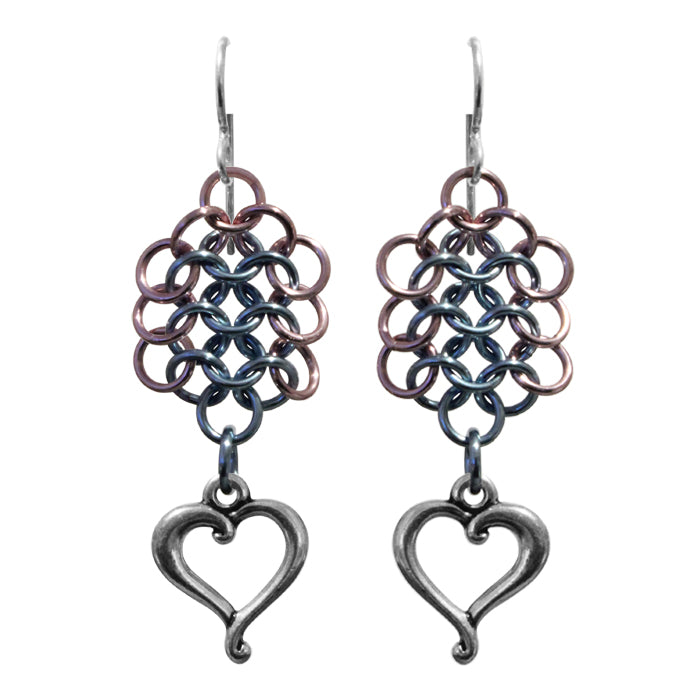 Made With Love Chainmail Earrings