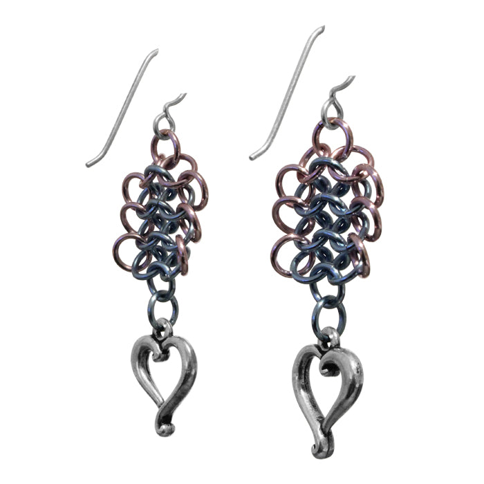 Made With Love Chainmail Earrings