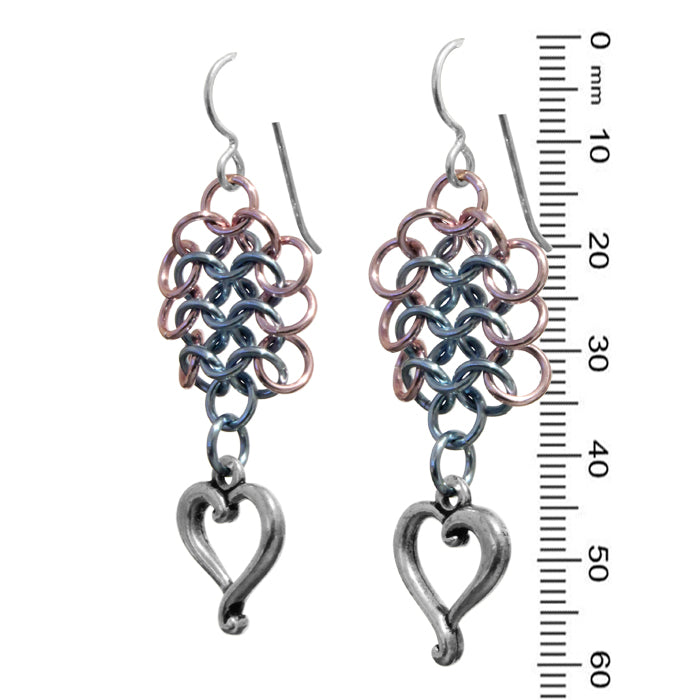 Made With Love Chainmail Earrings