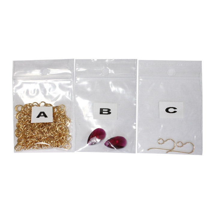 Component Kit for Red Carpet Chainmail Earrings
