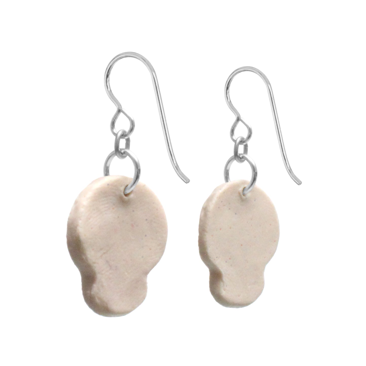Day of the Dead Sugar Skull Earrings – 42 mm / Sterling Silver Hook Earwires