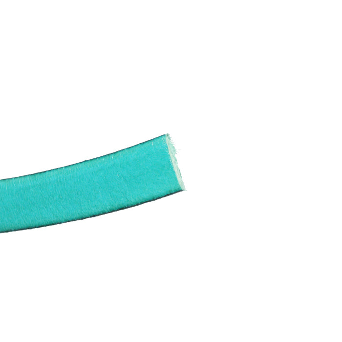 JADE Italian Dolce Flat Leather Strap / sold by the foot / 10 mm wide x 2 mm thick