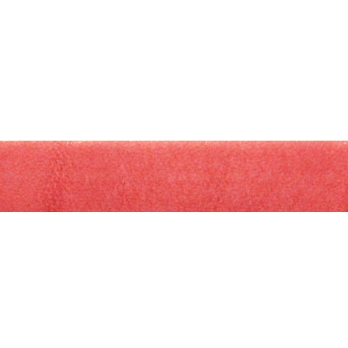 WATERMELON Italian Dolce Flat Leather Strap / sold by the foot / 10 mm wide x 2 mm thick