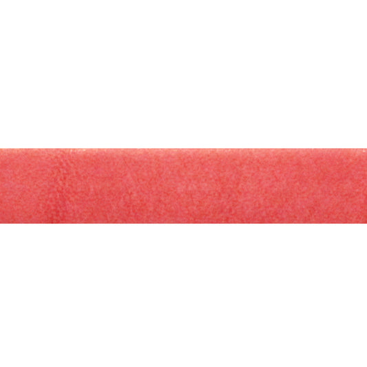 WATERMELON Italian Dolce Flat Leather Strap / sold by the foot / 10 mm wide x 2 mm thick