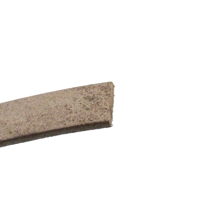 CHOCOLATE Vintage Mediterranean Flat Leather Strap / sold by the foot / 10 mm wide x 2 mm thick