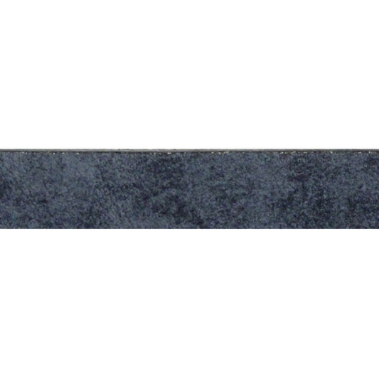 NAVY BLUE Vintage Mediterranean Flat Leather Strap / sold by the foot / 10 mm wide x 2 mm thick