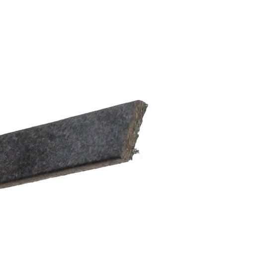 BLACK Vintage Mediterranean Flat Leather Strap / sold by the foot / 10 mm wide x 2 mm thick