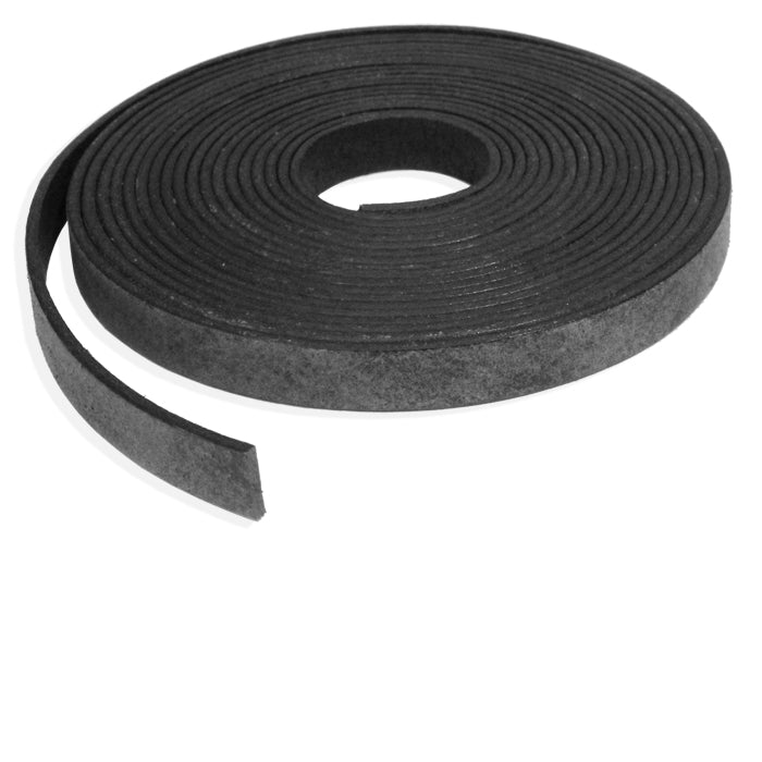 BLACK Vintage Mediterranean Flat Leather Strap / sold by the foot / 10 mm wide x 2 mm thick