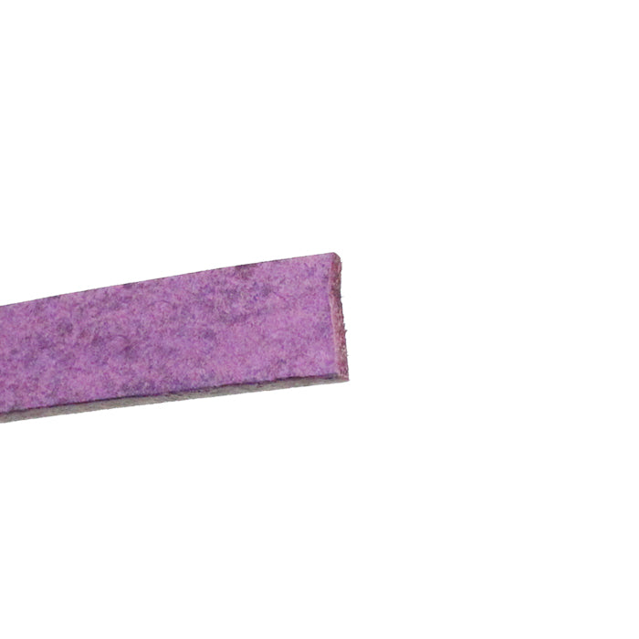 DEEP PURPLE Vintage Mediterranean Flat Leather Strap / sold by the foot / 10 mm wide x 2 mm thick