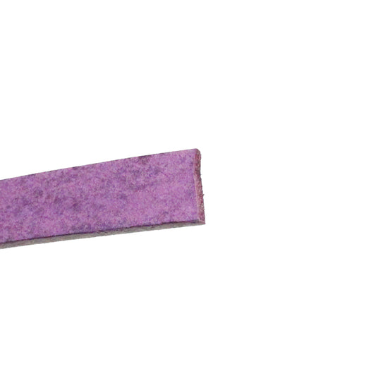 DEEP PURPLE Vintage Mediterranean Flat Leather Strap / sold by the foot / 10 mm wide x 2 mm thick