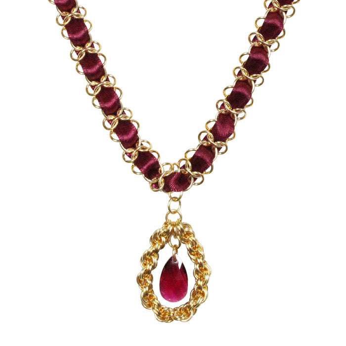 Red Carpet Chainmail Necklace