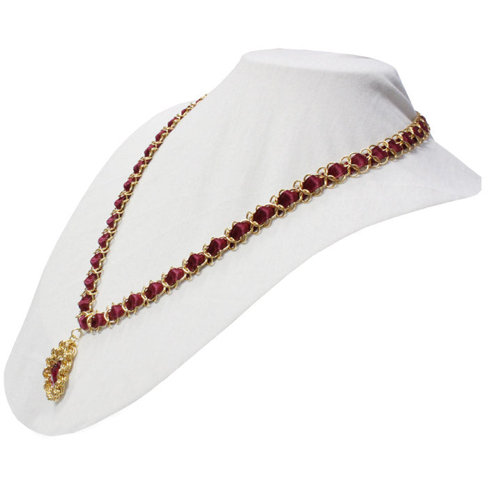 Red Carpet Chainmail Necklace
