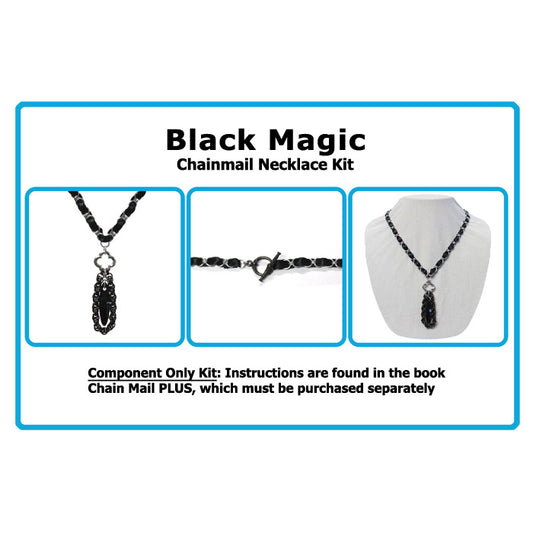 Component Kit for Black Magic Chainmail Necklace