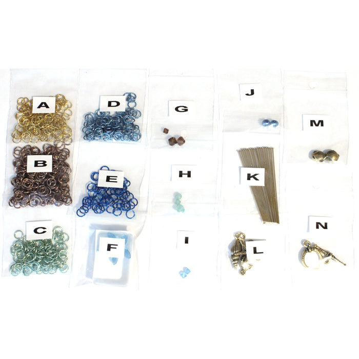 Component Kit for Just Beachin' Chainmail Necklace