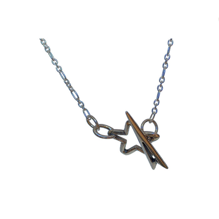 BC Jade Galaxy Pendant Necklace / 21 Inch length / sterling silver chain / shooting star clasp