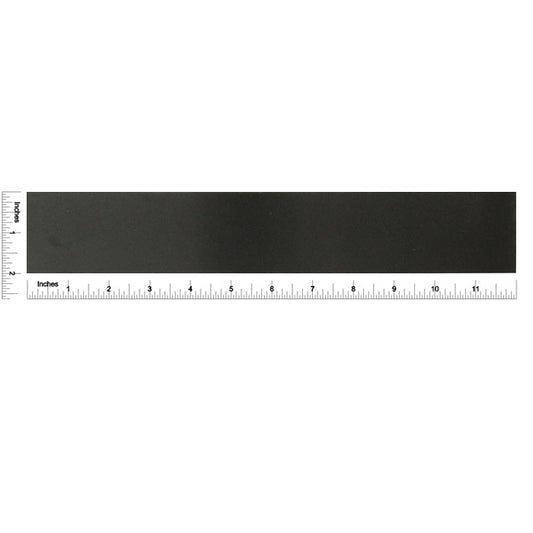 BLACK Anodized Aluminum Bracelet Strip / 12 x 2 Inch / 20 Gauge