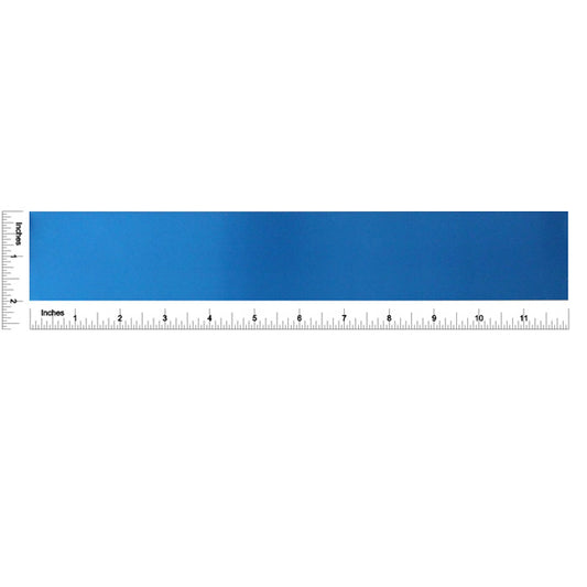BLUE Anodized Aluminum Bracelet Strip / 12 x 2 Inch / 20 Gauge