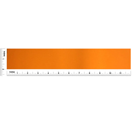 ORANGE Anodized Aluminum Bracelet Strip / 12 x 2 Inch / 20 Gauge